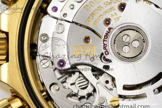 1:1 BTF Best SA4130 Daytona Black YG Bracelet Edition on 116508 YG Dial 0109